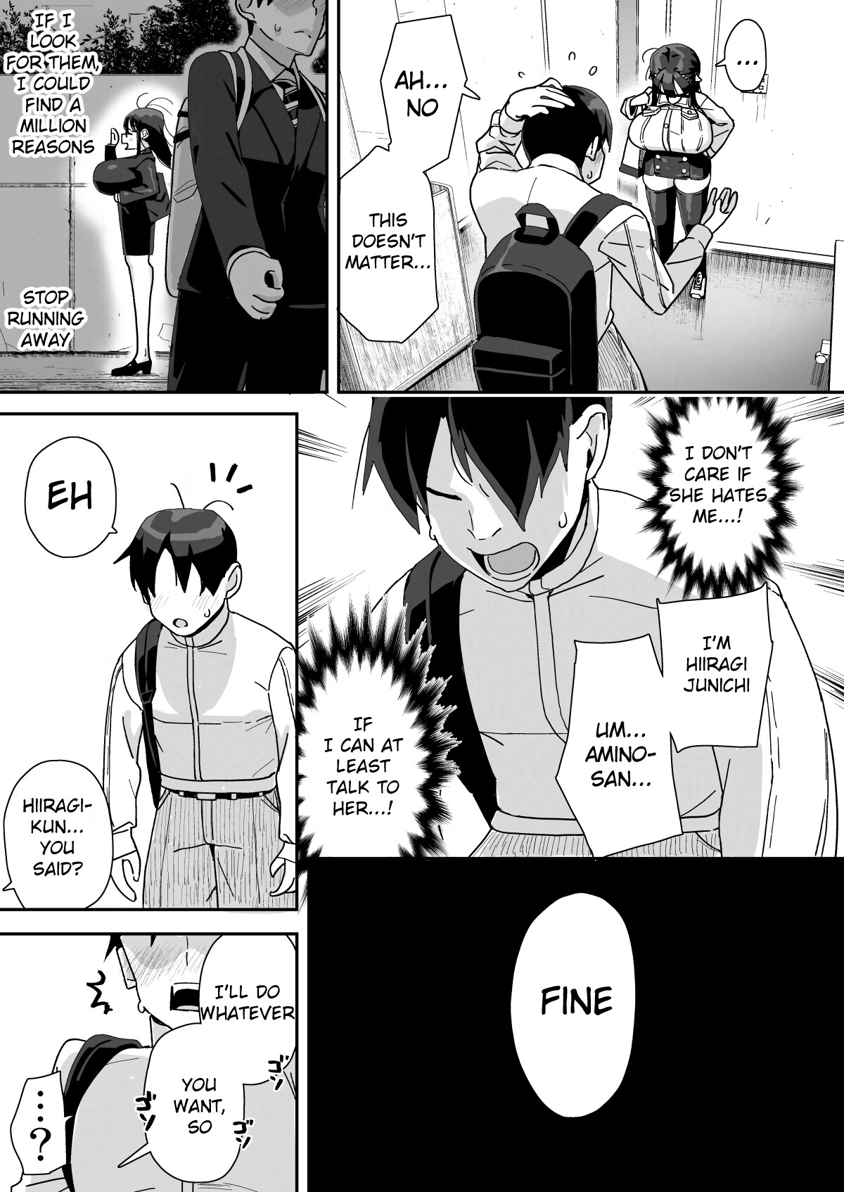 Hentai Manga Comic-U-cup dick-pleasing girl Amino-san, who I found out was a streamer-Read-19